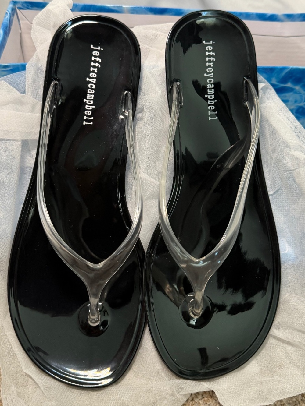 Jeffrey Campbell Beach Day Jelly Sandal SZ 6